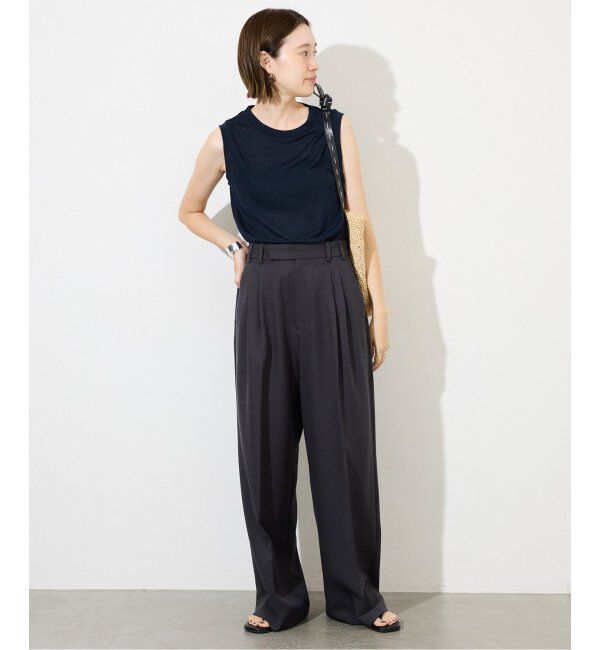 SLOBE IENA「《追加》スラブ天竺ノースリーブTEE」|Tシャツ・カットソー|