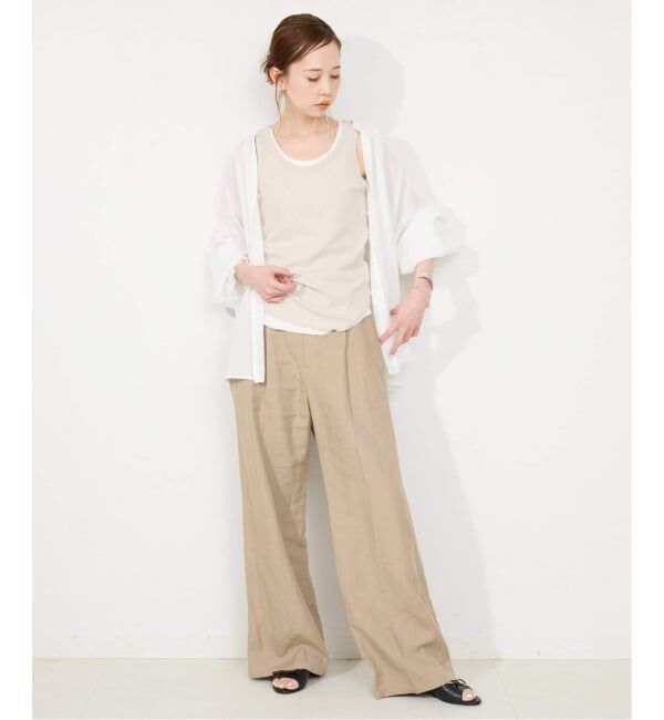 SLOBE IENA「《追加》basic タンクトップ」|タンクトップ|
