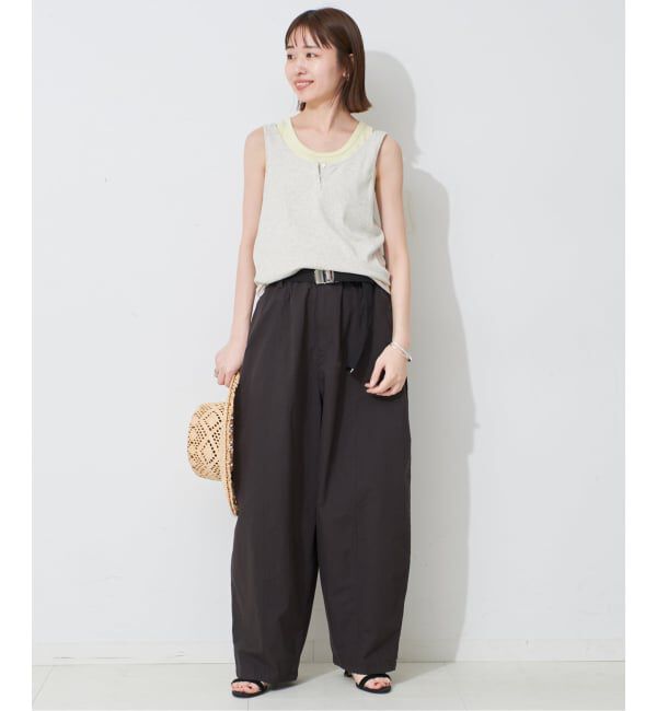 SLOBE IENA「《追加》basic タンクトップ」|タンクトップ|