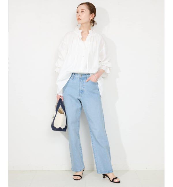 SLOBE IENA「《4サイズ展開/追加8》LE DENIM ストレートデニムパンツ」|デニム|