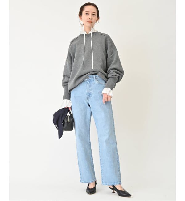 SLOBE IENA「《4サイズ展開/追加8》LE DENIM ストレートデニムパンツ」|デニム|