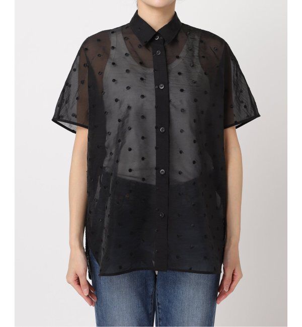 Spick and Span「シアードットサークルシャツ」|シャツ・ブラウス|