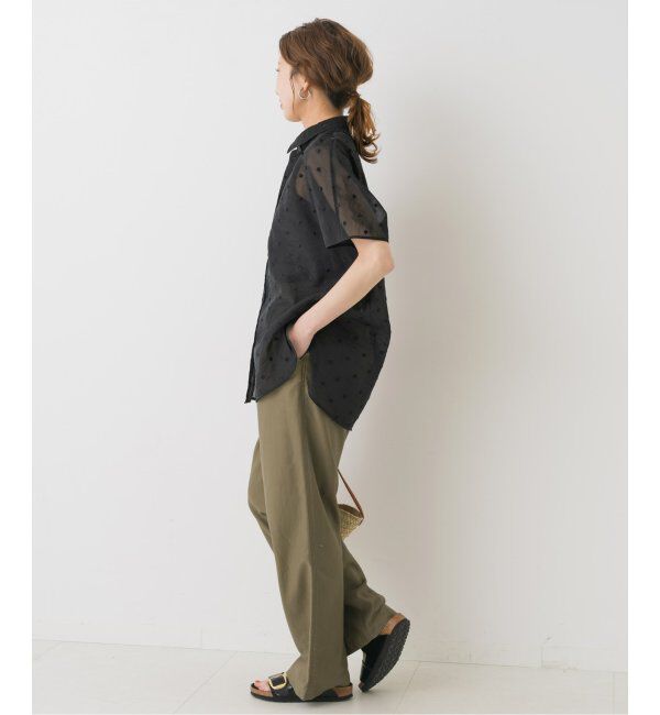 Spick and Span「シアードットサークルシャツ」|シャツ・ブラウス|