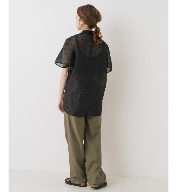 Spick and Span「シアードットサークルシャツ」|シャツ・ブラウス|
