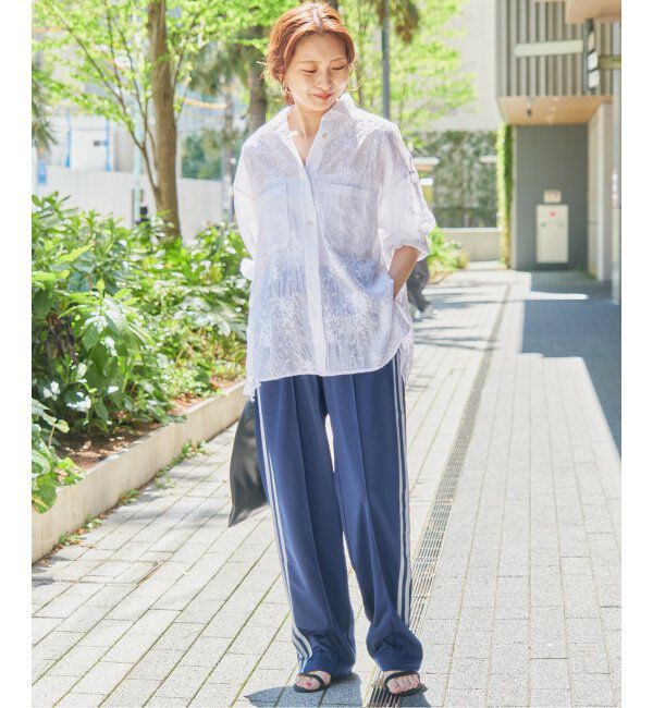Spick and Span「シアーエンブロイダリーシャツ」|シャツ・ブラウス|