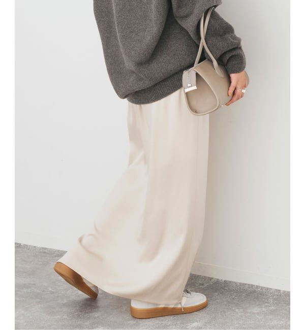 Spick and Span「《追加》サテンイージースカート」|スカート|