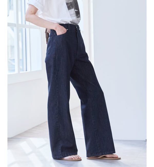 U by SPICK&SPAN「《WEB限定 / 追加》ハイライズストレートデニム」|デニム|