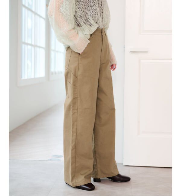 U by SPICK&SPAN「ピーチルーズペインターパンツ」|カーゴ|