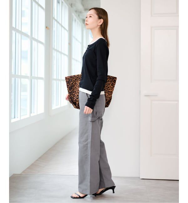 U by SPICK&SPAN「ピーチルーズペインターパンツ」|カーゴ|