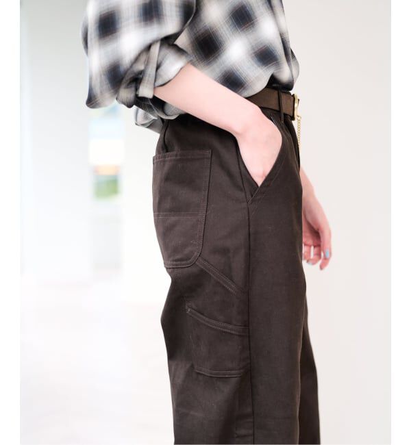 U by SPICK&SPAN「ピーチルーズペインターパンツ」|カーゴ|