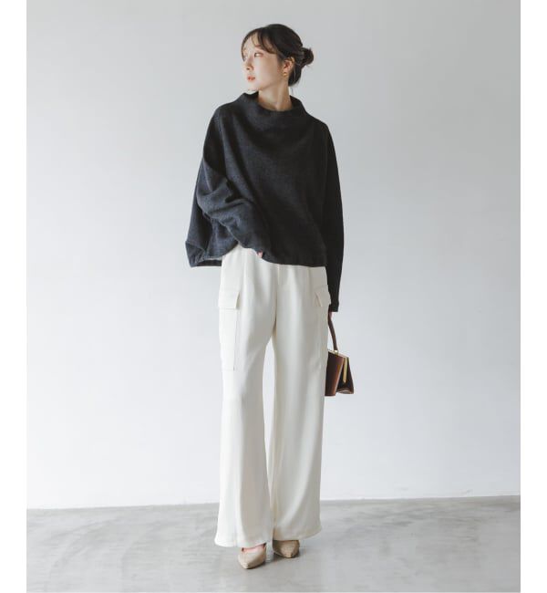 NOBLE「《セットアップ対応》ルナサテンカーゴパンツ」|カーゴ|