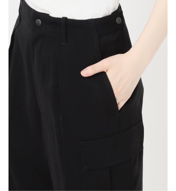 Spick and Span「スエードサテンカーゴパンツ」|カーゴ|