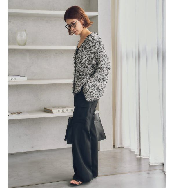 Spick and Span「スエードサテンカーゴパンツ」|カーゴ|