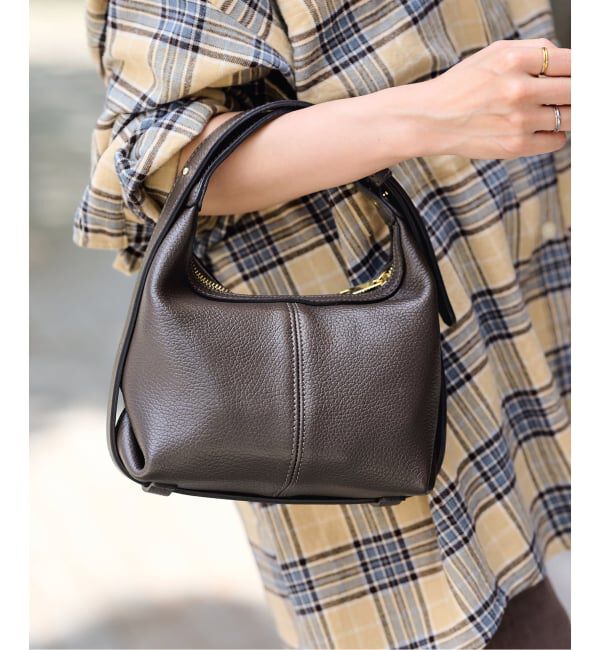 FRAMeWORK「PELLETTERIA MARANT 2WAY STRAP BAG」|ハンドバッグ|ブラウン