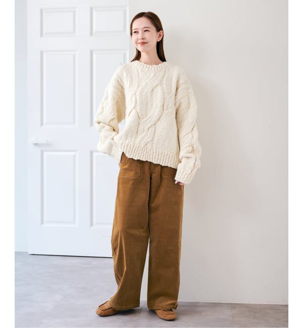 U by SPICK&SPAN「《予約》コーデュロイストレッチパンツ」|その他|