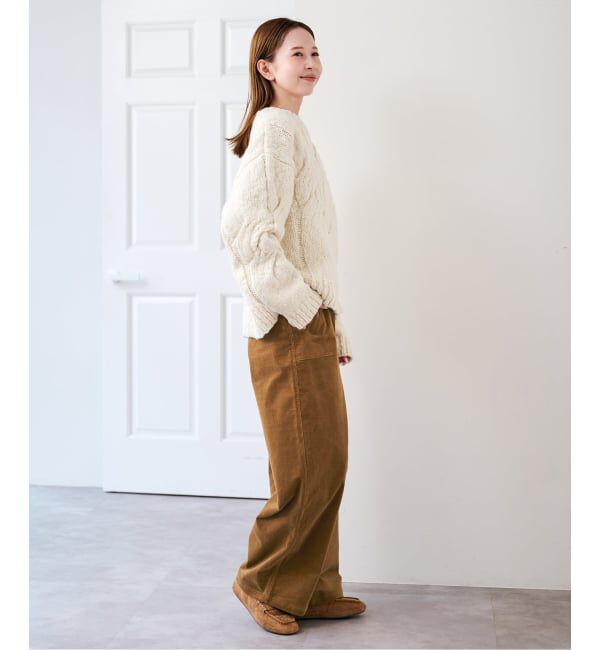 U by SPICK&SPAN「《予約》コーデュロイストレッチパンツ」|その他|