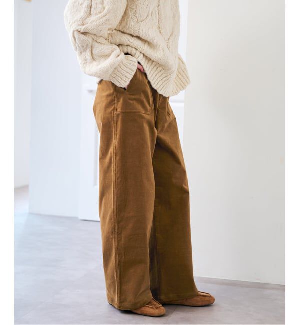U by SPICK&SPAN「《予約》コーデュロイストレッチパンツ」|その他|