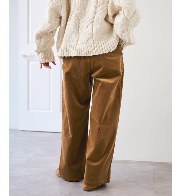 U by SPICK&SPAN「《予約》コーデュロイストレッチパンツ」|その他|