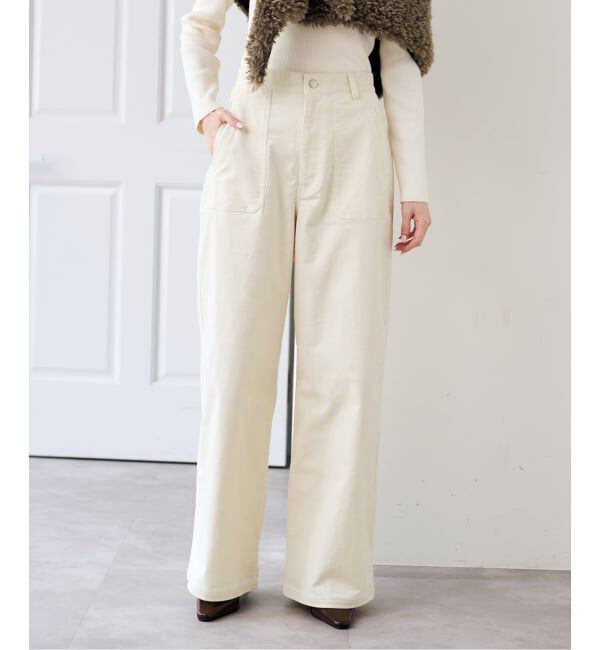 U by SPICK&SPAN「《予約》コーデュロイストレッチパンツ」|その他|