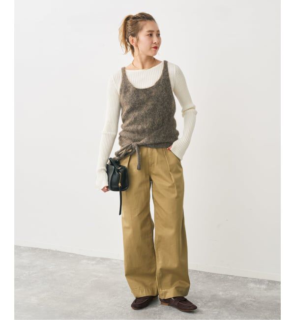 Spick and Span「《予約》リブニットプルオーバー」|ニット・セーター|