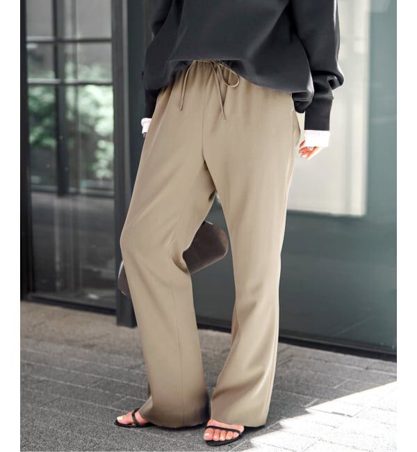 Spick and Span「ツイルイージーパンツ」|スラックス|