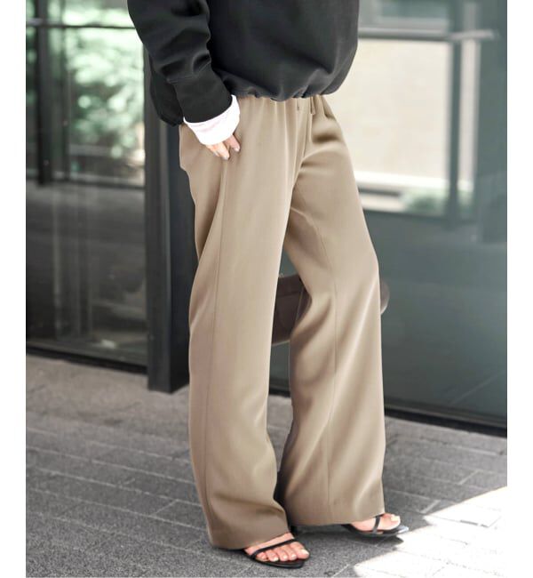 Spick and Span「ツイルイージーパンツ」|スラックス|