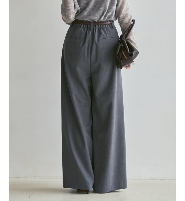 NOBLE「《追加・新色あり》T/W3タックワイドパンツ」|スラックス|
