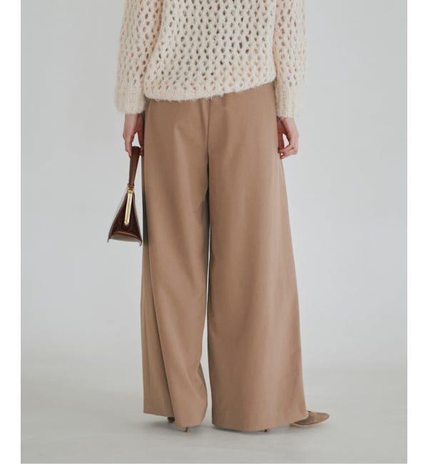NOBLE「《追加・新色あり》T/W3タックワイドパンツ」|スラックス|