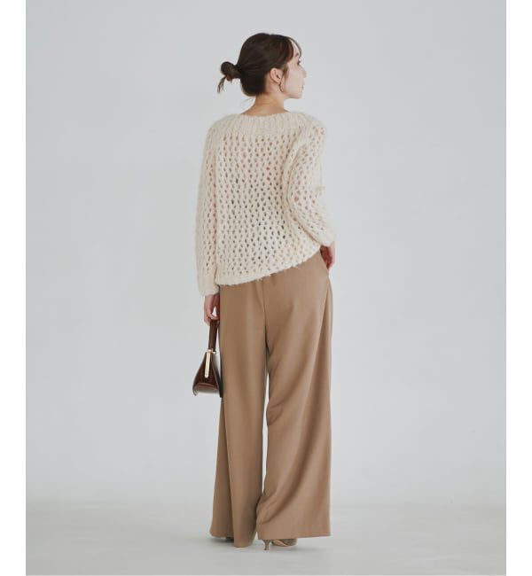 NOBLE「《追加・新色あり》T/W3タックワイドパンツ」|スラックス|