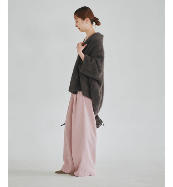 NOBLE「《追加・新色あり》T/W3タックワイドパンツ」|スラックス|