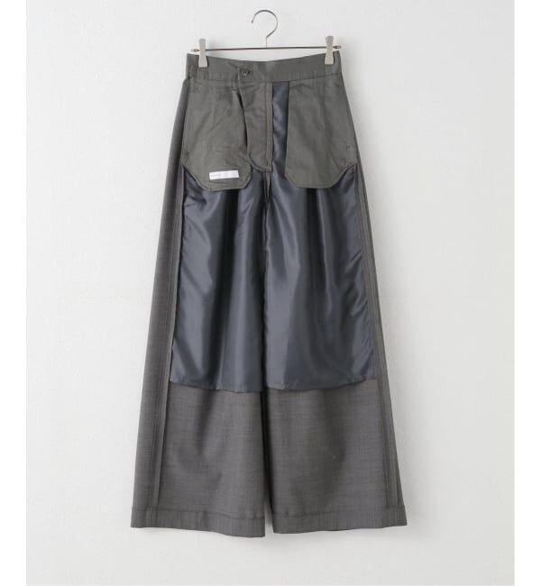 NOBLE「《追加・新色あり》T/W3タックワイドパンツ」|スラックス|