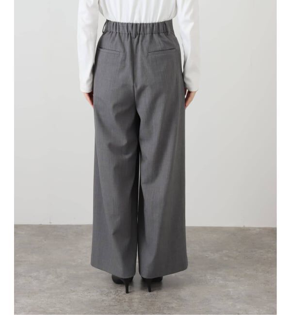 NOBLE「《追加・新色あり》T/W3タックワイドパンツ」|スラックス|