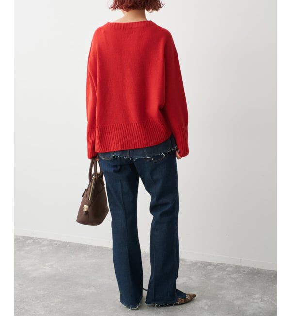 Spick and Span「ウォッシャブルウールボートネックプルオーバー」|ニット・セーター|