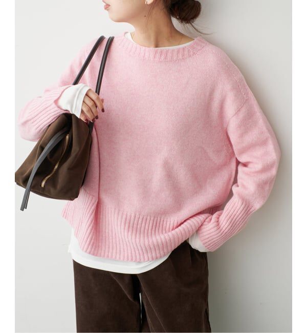 Spick and Span「ウォッシャブルウールボートネックプルオーバー」|ニット・セーター|
