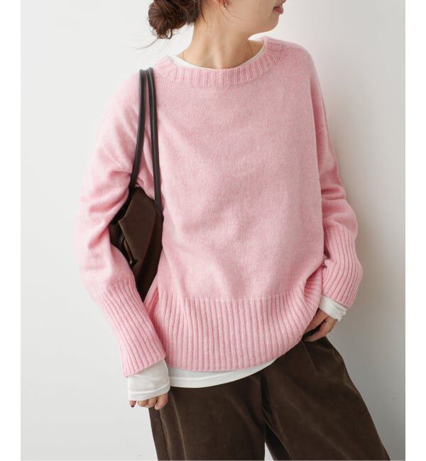 Spick and Span「ウォッシャブルウールボートネックプルオーバー」|ニット・セーター|