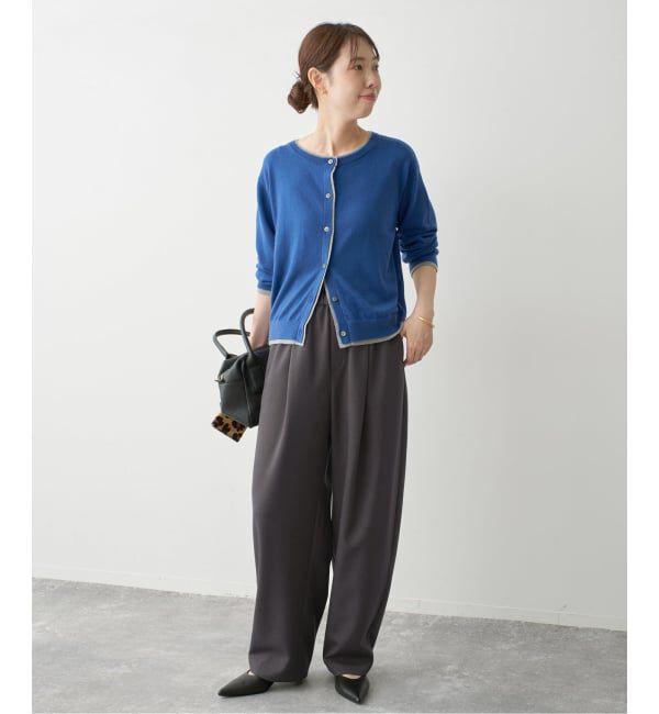 Spick and Span「PLカーブスラックスイージーパンツ」|スラックス|