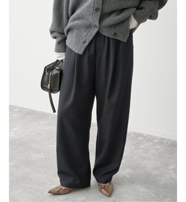 Spick and Span「PLカーブスラックスイージーパンツ」|スラックス|