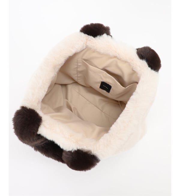 Spick and Span「《WEB限定 / 追加2予約》Spick & Span ECO FUR TOTE / エコファートート」|トートバッグ|