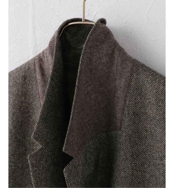 Spick and Span「《セットアップ可》メランジウールダブルブレストジャケット」|テーラードジャケット|