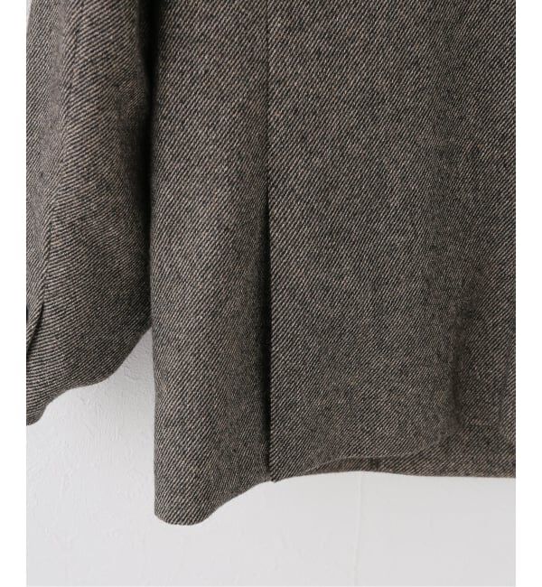 Spick and Span「《セットアップ可》メランジウールダブルブレストジャケット」|テーラードジャケット|