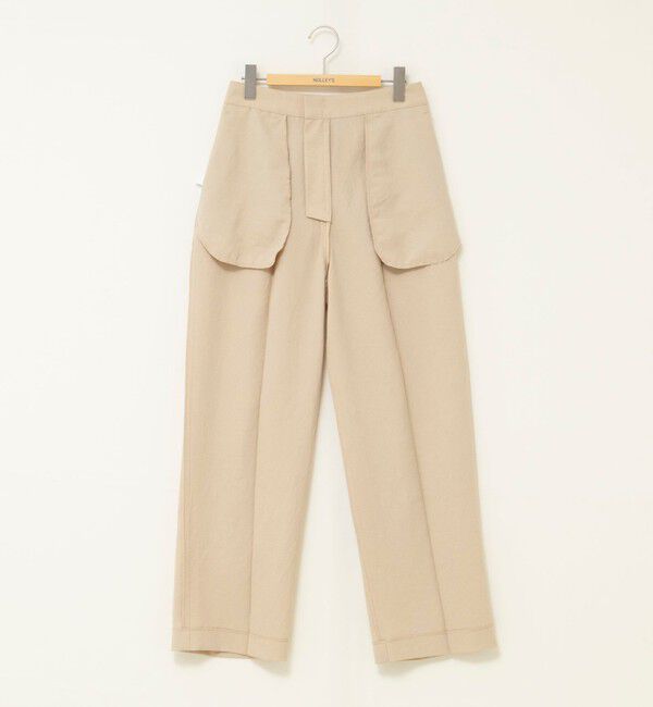 NOLLEY'S「《セットアップ対応》ウォッシャブルストレッチツイル愛されセミワイドパンツ」|その他|