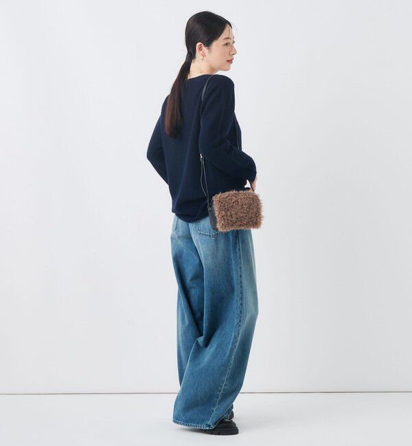 NOLLEY'S「ウォッシャブルカールカールキーネックプルオーバー」|ニット・セーター|