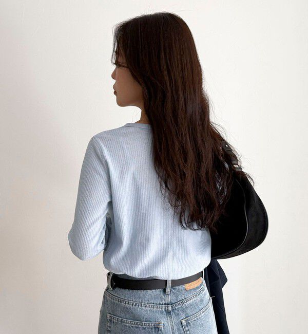 fredy emue「シアーテレコヘンリーネックプルオーバー」|Tシャツ・カットソー|