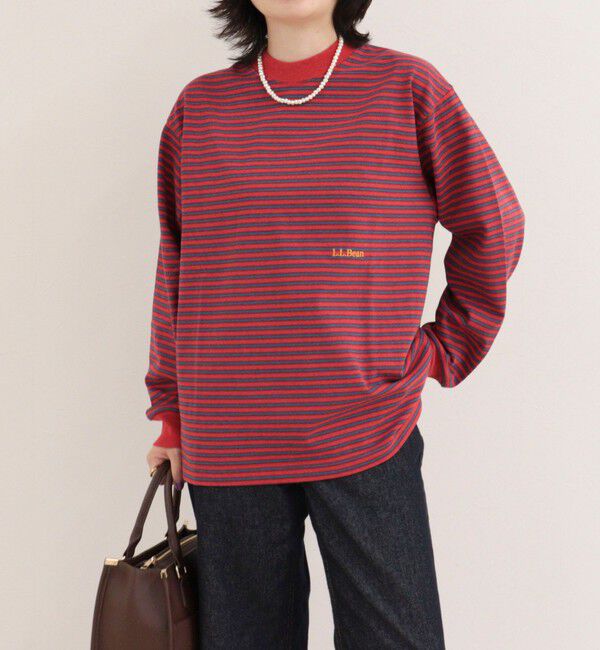 fredy emue「【L.L.Bean/エル・エル・ビーン】Union Long-Sleeve Stripe Tee」|Tシャツ・カットソー|