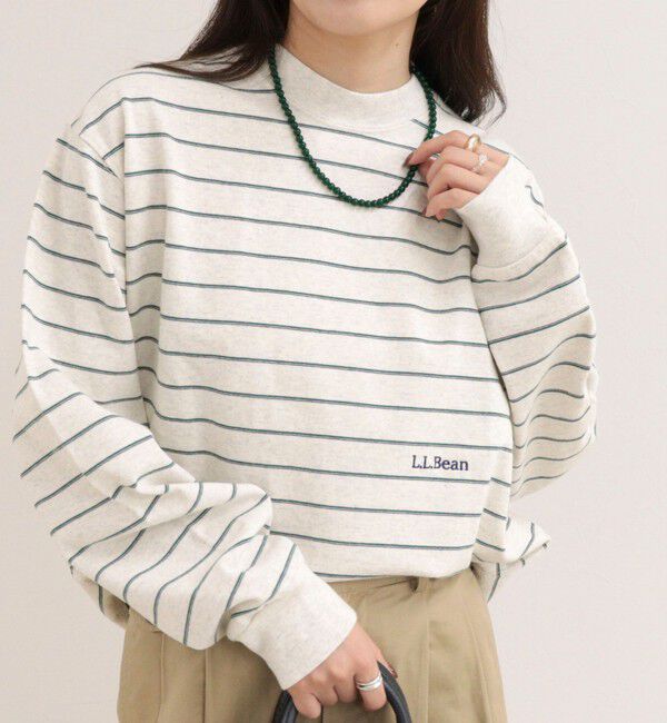 fredy emue「【L.L.Bean/エル・エル・ビーン】Union Long-Sleeve Stripe Tee」|Tシャツ・カットソー|グレー系その他