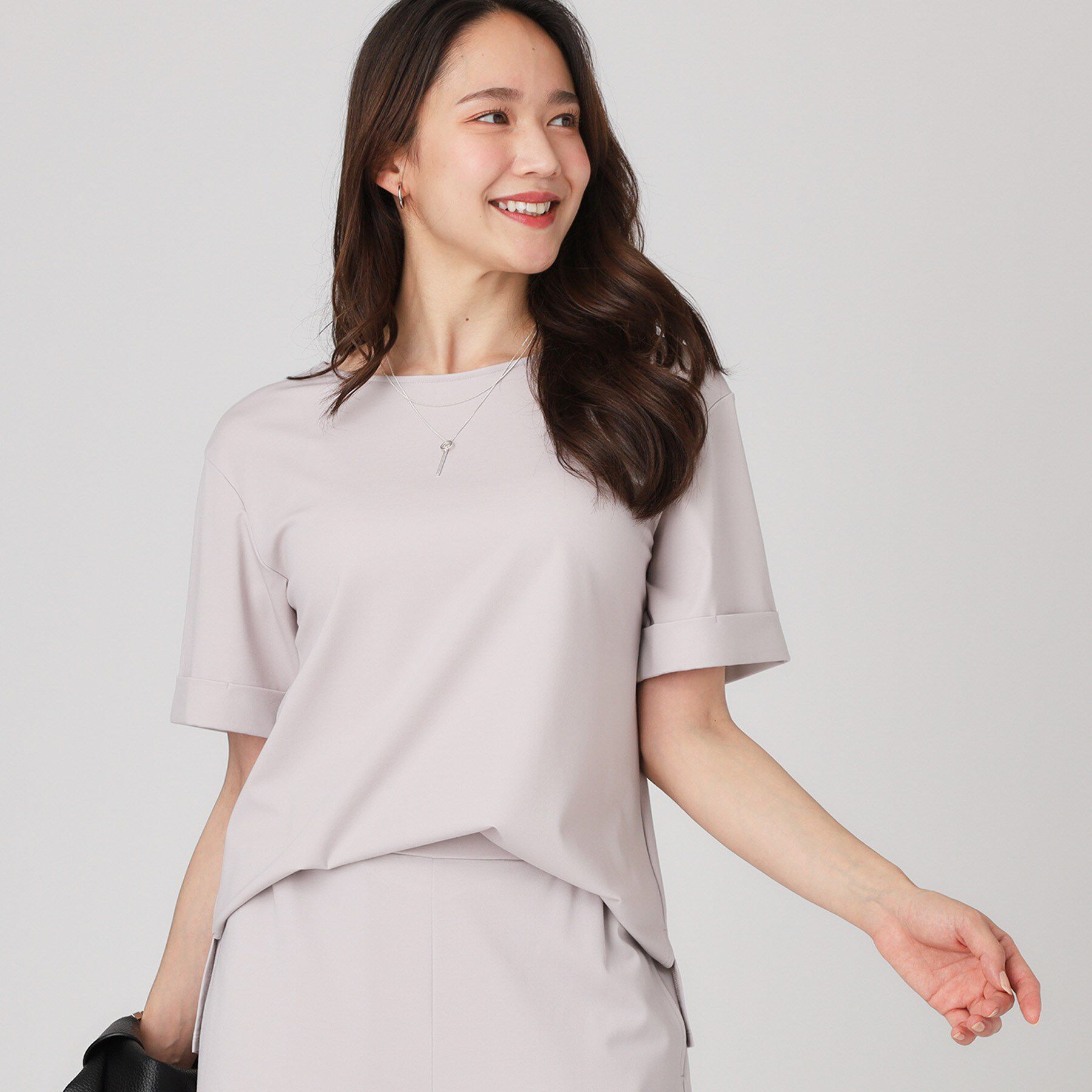 COUP DE CHANCE「【手洗い可】袖デザインのプルオーバー」|Tシャツ・カットソー|