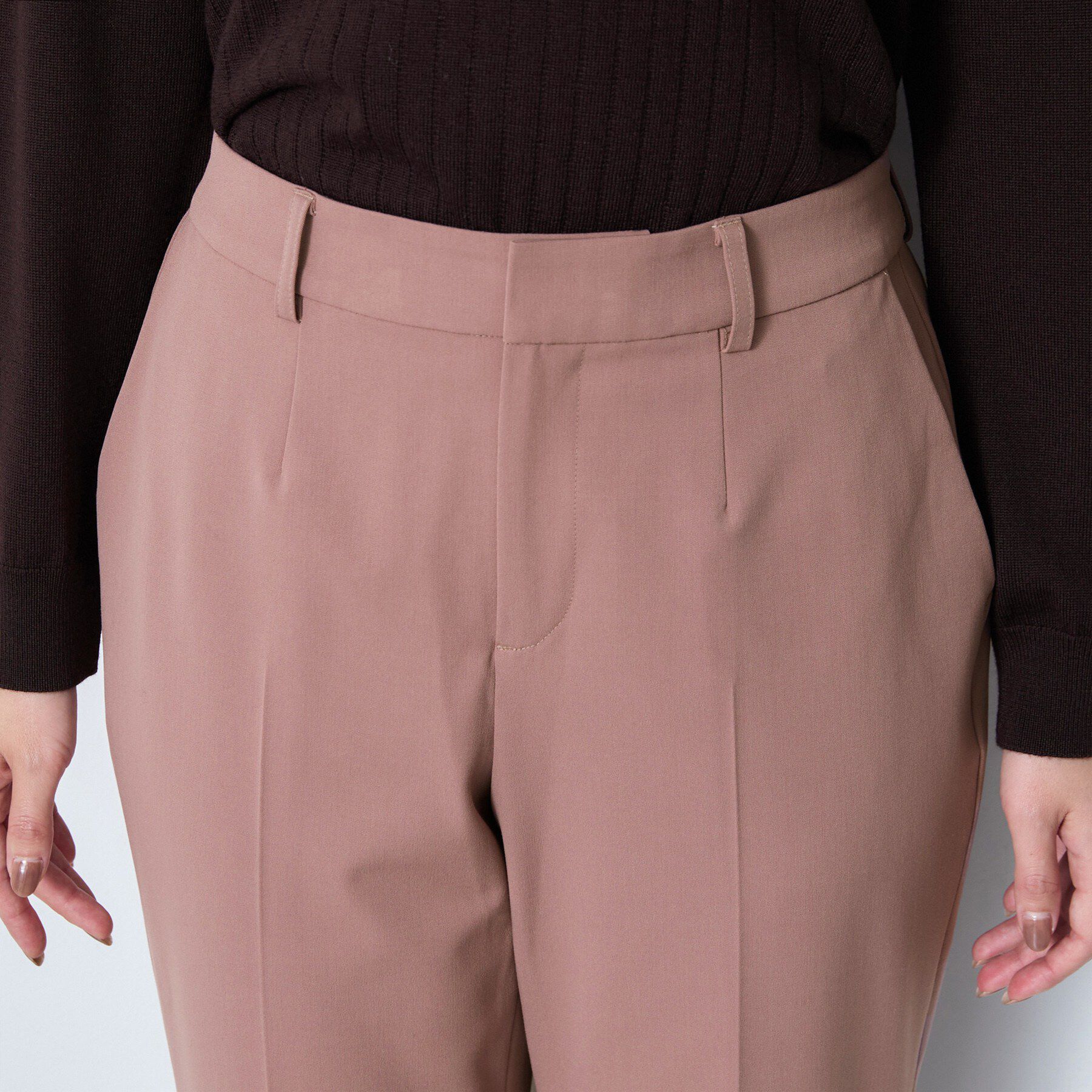 Reflect「【SS-4Lサイズ／私のパンツ】ストレートシルエット テーパードパンツ」|その他|