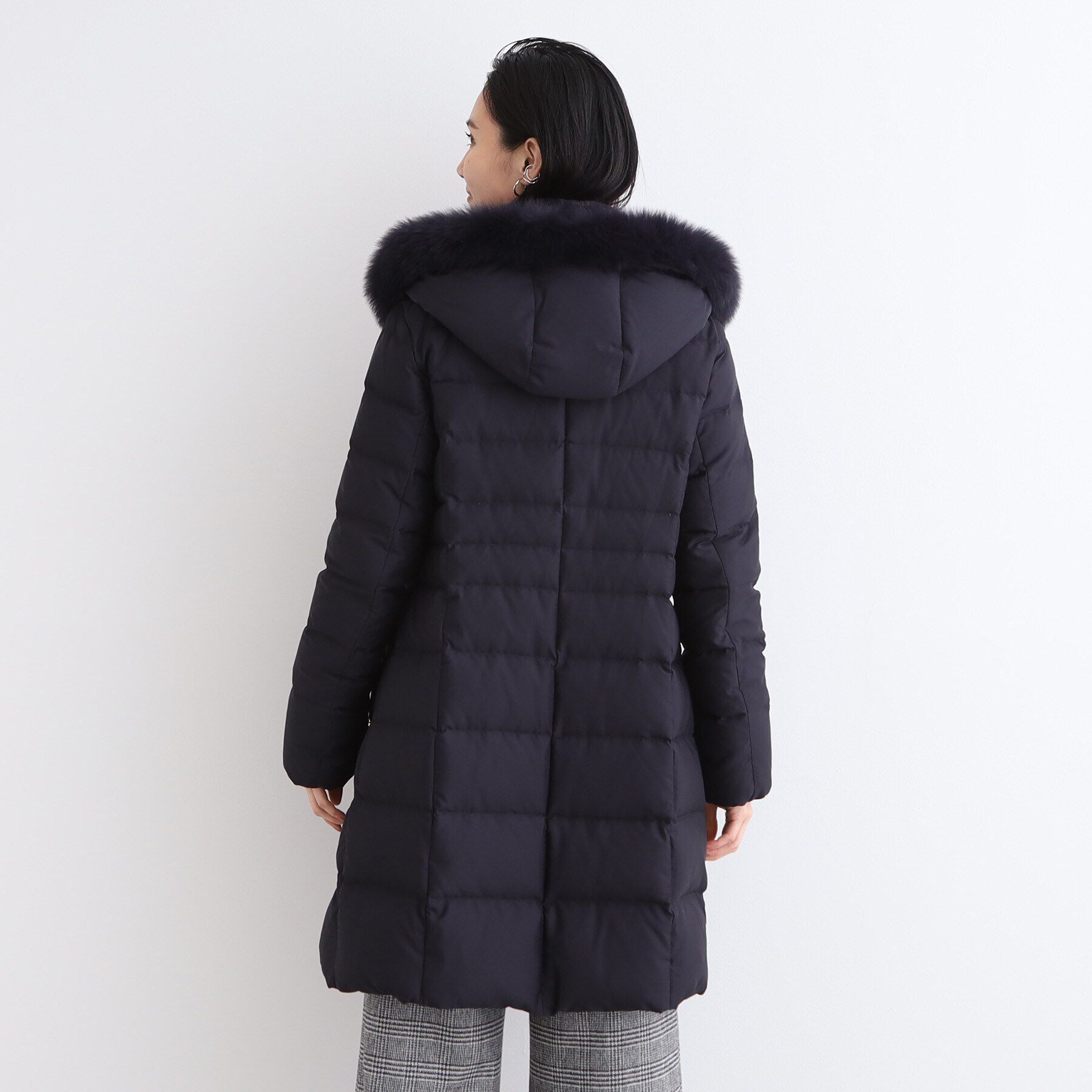 INDIVI「【名品／撥水／抗菌防臭】ロング リサイクルダウンコート」|ダウン|