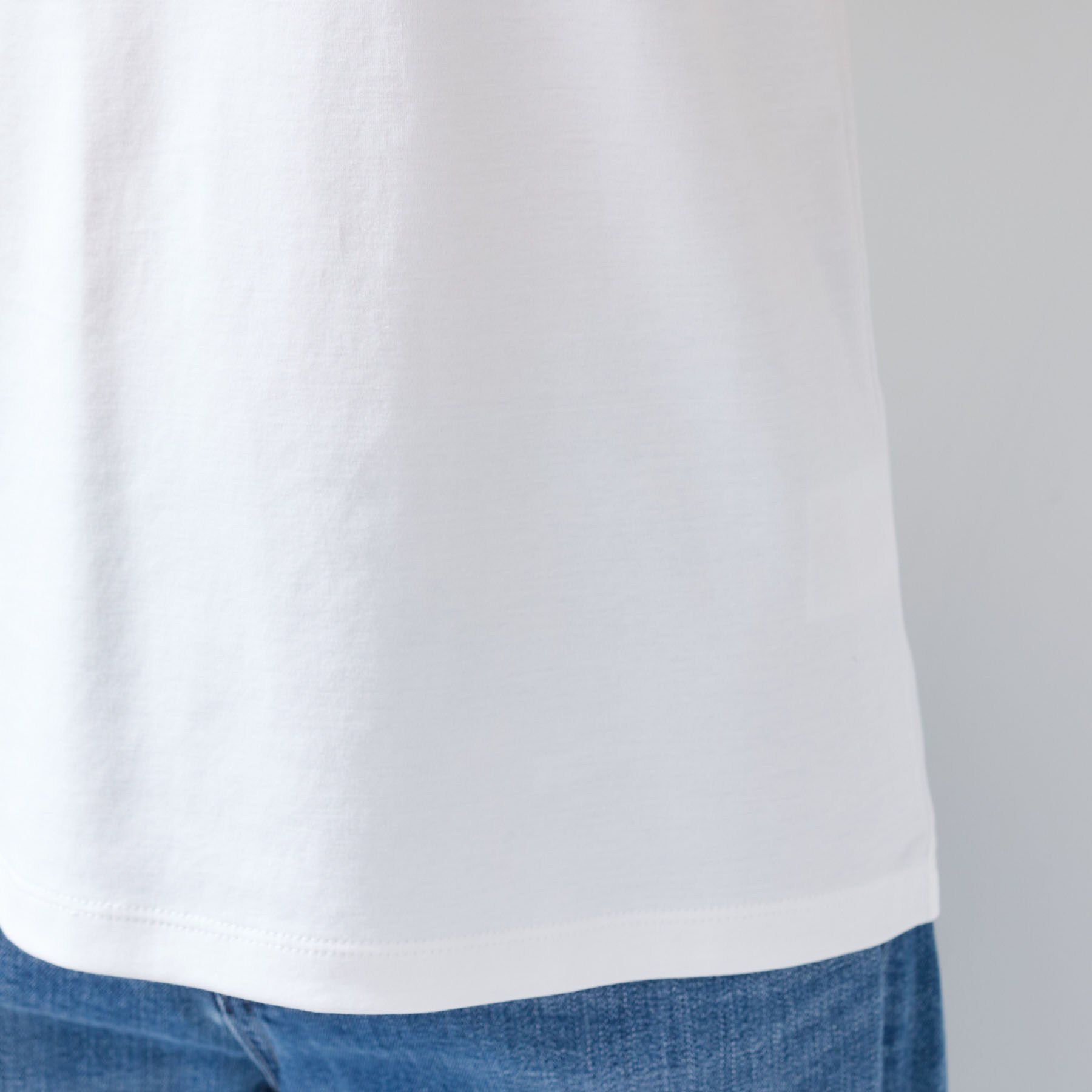 INDIVI「【UVケア／選べるグラフィック】スムースジャージTシャツ」|Tシャツ・カットソー|