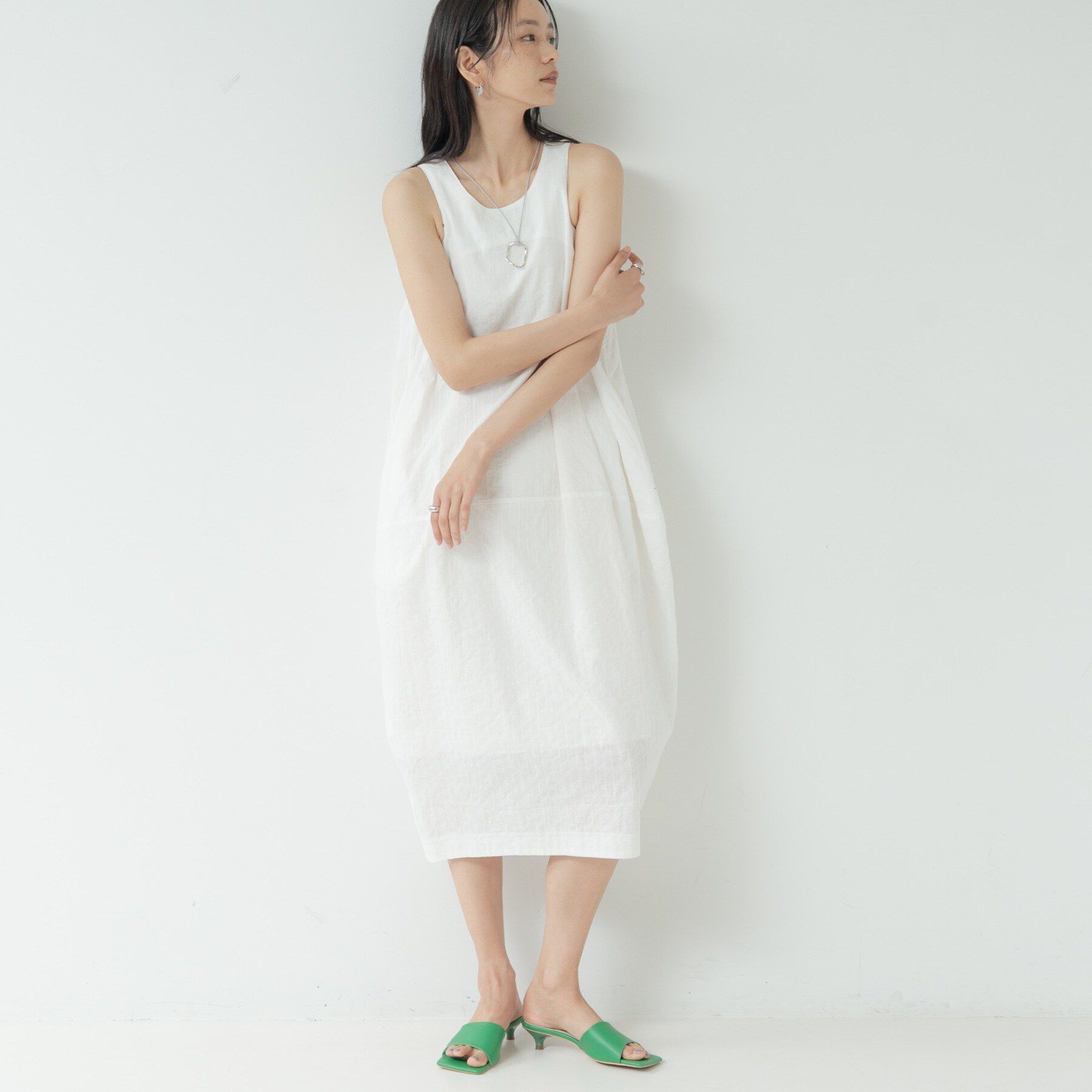 GALLEST「ミニマルコクーンワンピース」|ワンピース|オフホワイト(003